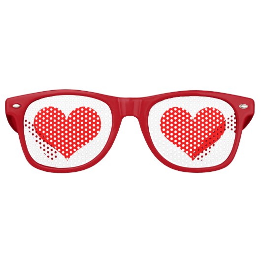 Valentinstag Herzsonne Sonnenbrille (Vorderseite)