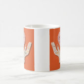 Valentinstag-Herzwort-Kunst Kaffeetasse (Mittel)