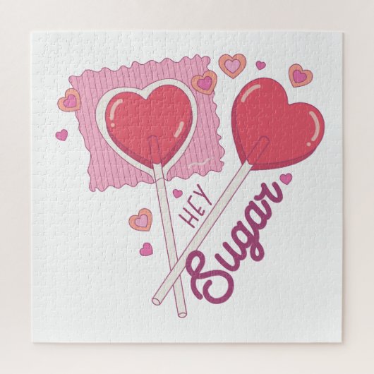Valentinstag Hey Zucker Puzzle (Vertikal)