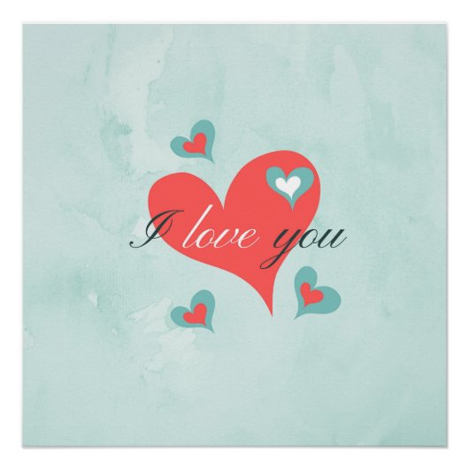 Valentinstag Hingabe der Liebe Poster (Vorderseite)