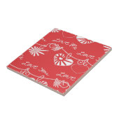 Valentinstag-Hintergrund Fliese (Seite)