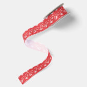Valentinstag-Hintergrund Satinband (Rückseite)