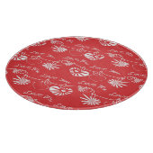 Valentinstag-Hintergrund Schneidebrett (Ecke)