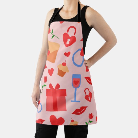 Valentinstag Hintergrund Schürze (InSitu)