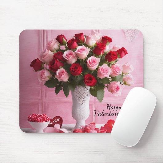 Valentinstag Hinzufügen benutzerdefinierter Textze Mousepad (Mit Mouse)