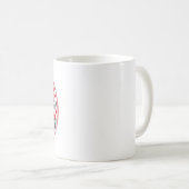 Valentinstag Hippo Hippopotamus Kaffeetasse (VorderseiteRechts)