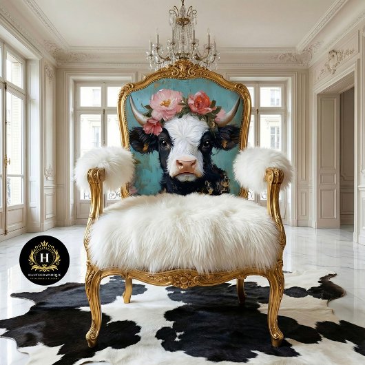 Valentinstag Hochland Kuh rustikale Decoupage Seidenpapier