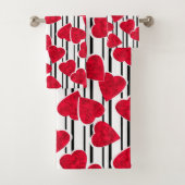 Valentinstag, Hochzeit Badhandtuch Set (Insitu)