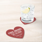 Valentinstag Hochzeit Funny rettet die Termine Untersetzer (Vor Ort)