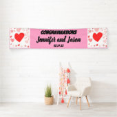 Valentinstag Hochzeit Glückwunsch Banner (Insitu)