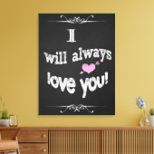 Valentinstag, Hochzeit-Leinwand Leinwanddruck (Insitu (Wohnzimmer))