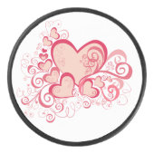Valentinstag Hockey Puck (Vorderseite)