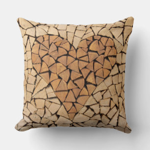 Valentinstag Holzkissen Kissen