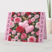 Valentinstag Honey Karte (Rückseite)