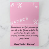 Valentinstag Honey Karte (Innenseite)