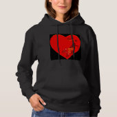Valentinstag Hoodie (Vorderseite)
