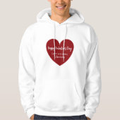 Valentinstag Hoodie (Vorderseite)