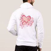 Valentinstag Hoodie (Rückseite)