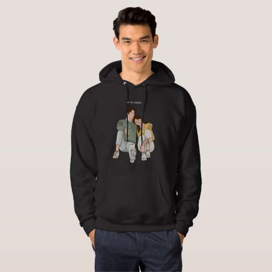 Valentinstag Hoodie (Vorne ganz)