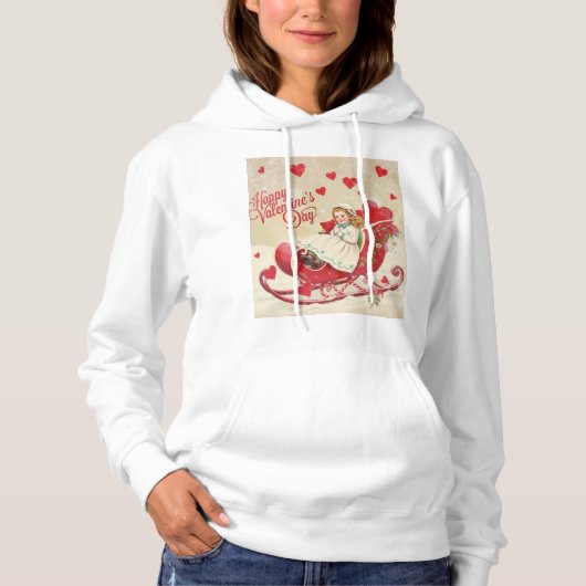 Valentinstag Hoodie (Vorderseite)