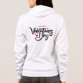 Valentinstag Hoodies 2026 rotes Herz (Rückseite)