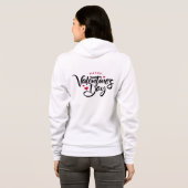 Valentinstag Hoodies 2026 rotes Herz (Schwarz voll)