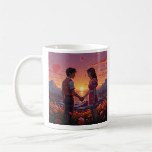 Valentinstag Horizont Liebe Kaffeetasse