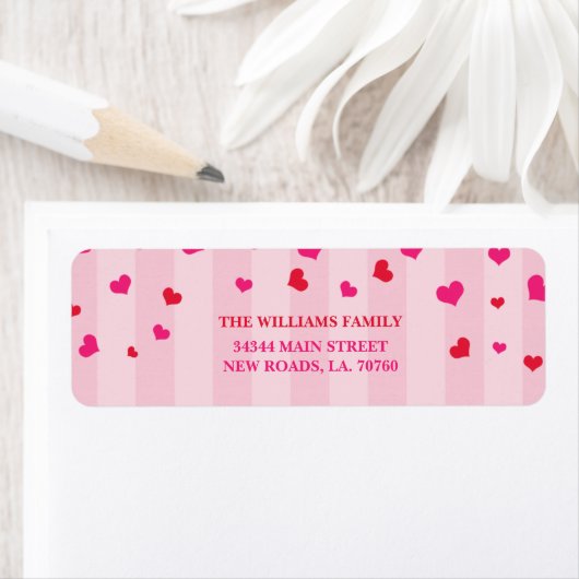 Valentinstag Hört Mailing Labels (Insitu)