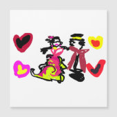 Valentinstag Hot Salsa Magnetkarte (Vorderseite)