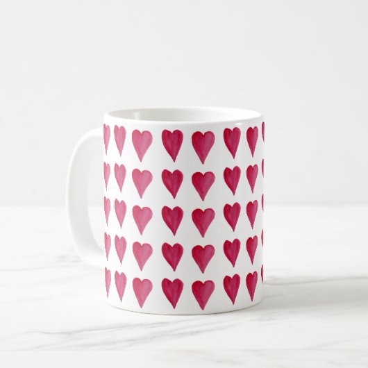 Valentinstag Hübsch Niedlich Kaffeetasse (Vorderseite Links)