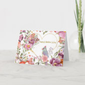 Valentinstag Hübscher Vogel Feiertagskarte (Vorderseite)