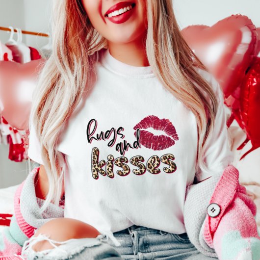 Valentinstag Hugs und Kisses T-Shirt