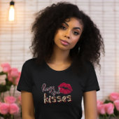 Valentinstag Hugs und Kisses T-Shirt
