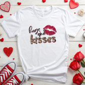 Valentinstag Hugs und Kisses T-Shirt