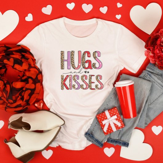 Valentinstag Hugs und Kisses T-Shirt