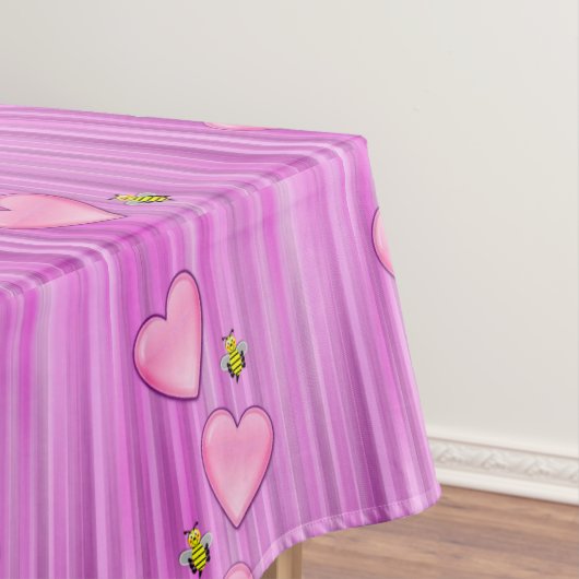 Valentinstag-Hummel Tischdecke (Beispiel)