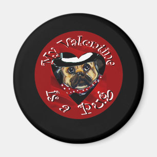 Valentinstag Hunde Magnet