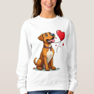 🐶 Valentinstag-Hunde-Sweatshirt als Geschenkidee Sweatshirt