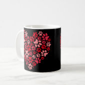 Valentinstag Hundebesitzer überaltern ln Kaffeetasse (Vorderseite Links)