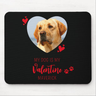 Valentinstag Hundeliebhaber Benutzerdefiniertes He Mousepad