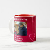 Valentinstag Husband Boyfriend Foto Niedlich Coupl Zweifarbige Tasse (Vorderseite Links)