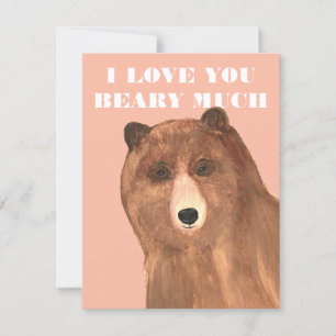 Valentinstag I Liebe, dass du viel bekommst Feiertagskarte