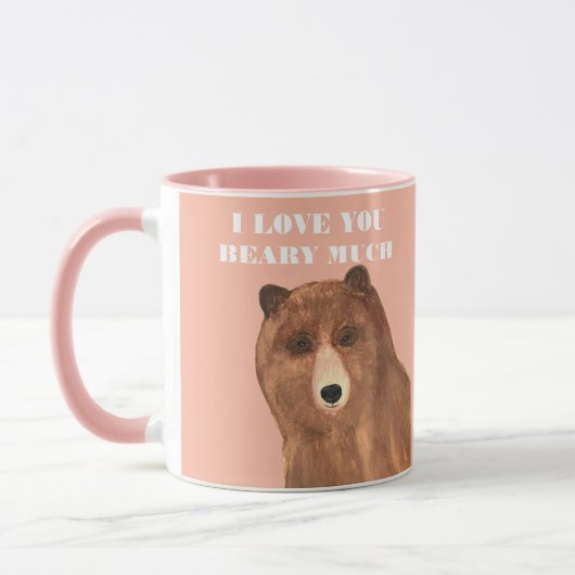 Valentinstag I Liebe, dass du viel bekommst Tasse (Links)