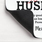 Valentinstag | I LIEBE MEINES HUSBAND-MUSTERPads Mousepad (Ecke)