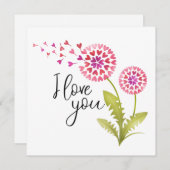 Valentinstag I Liebe Sie Feiertagskarte (Vorne/Hinten)