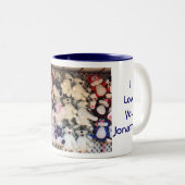 Valentinstag I Liebe Sie Personalisiert Zweifarbige Tasse (VorderseiteRechts)