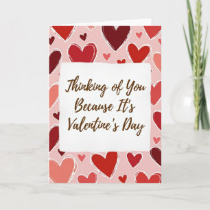 Valentinstag Ich-denk-an-dich-Karte Karte