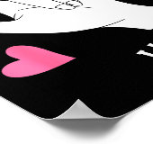 Valentinstag Ich Liebe Dich Hand Gebärdensprache A Poster (Ecke)