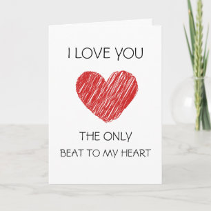 Valentinstag-Ich-liebe-dich-Karte Feiertagskarte