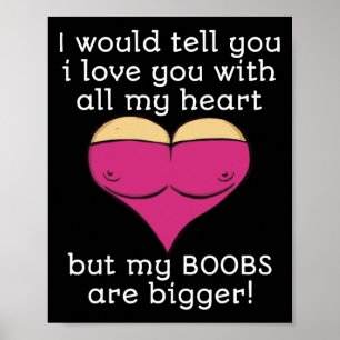 Valentinstag Ich-liebe-dich Mit Meinem Ganzen Herz Poster
